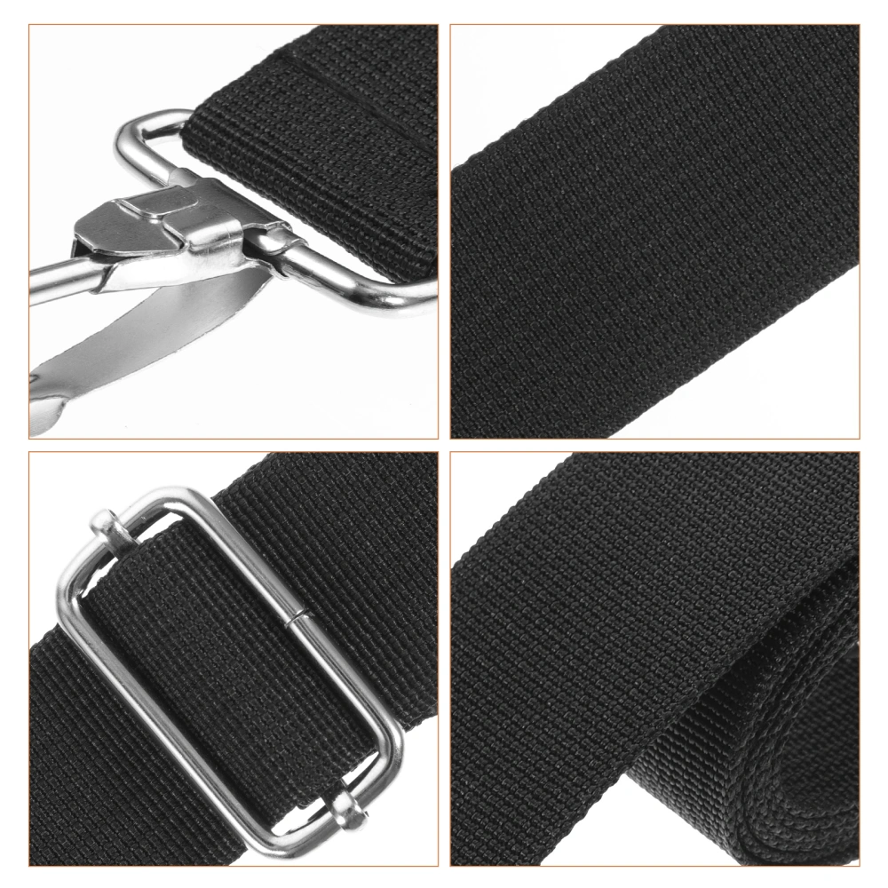 4Pcs Snare Drum Shoulder Strap African Drum Strap Polyester Snare Drum Strap with Metal Hook