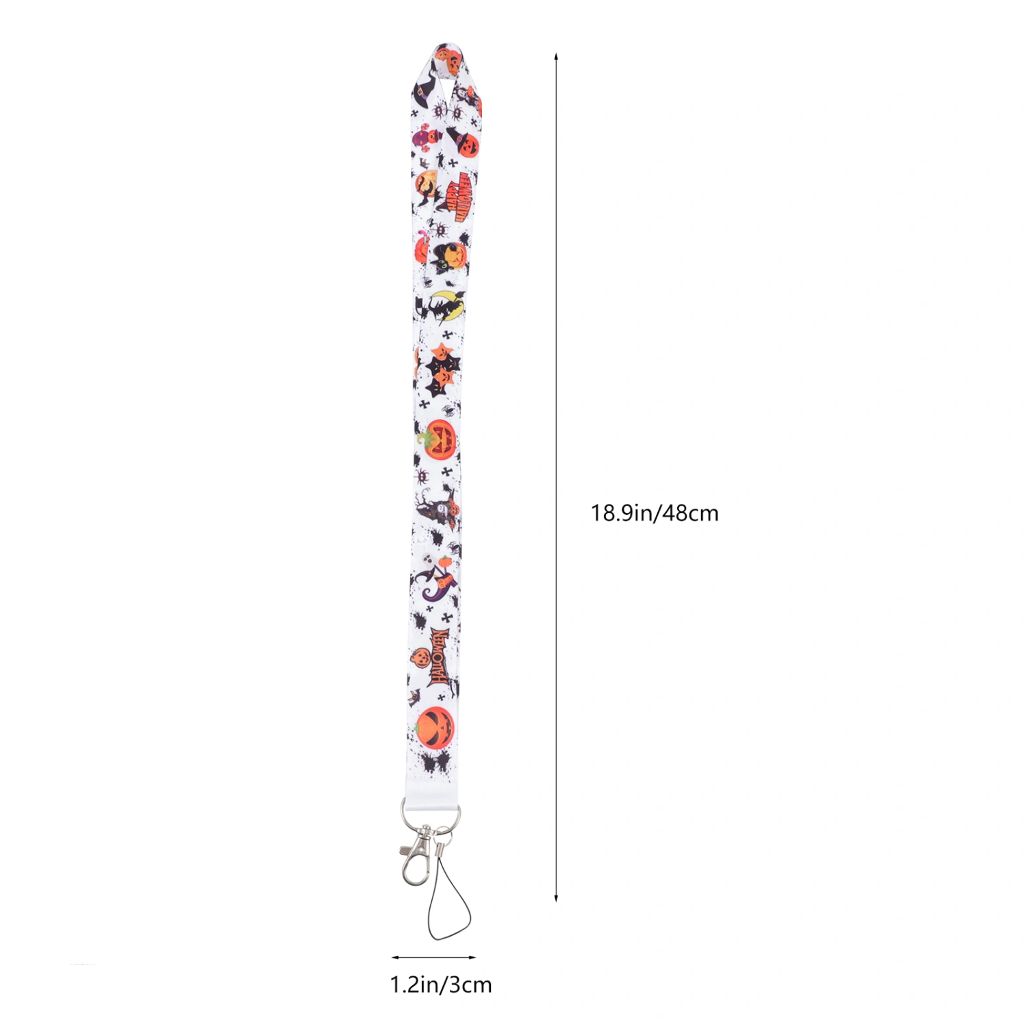 2PCS Cellphone Lanyards Halloween Style Mobile Phone Wrist Chains Lanyards