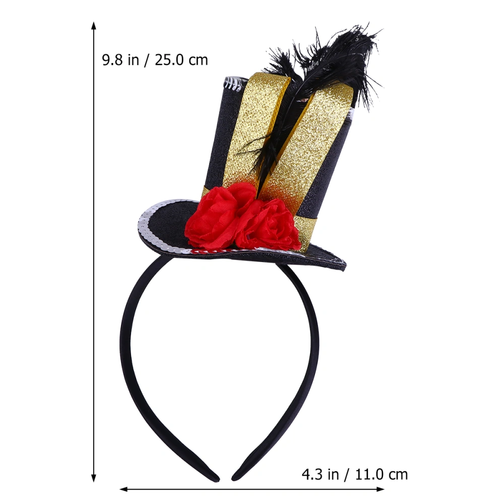 Soldiers Hair Mini Hat Fascinator Headband Feather Party Hairband