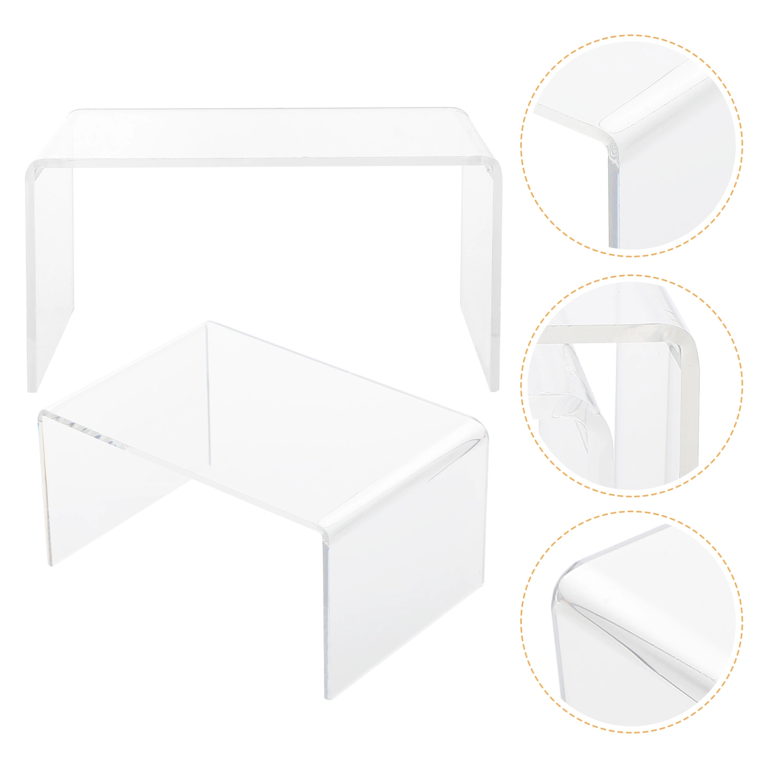 2pcs Baby Products Display Shelves Clear Kids Shoes Show Stands Retail Shop Shoe Holders