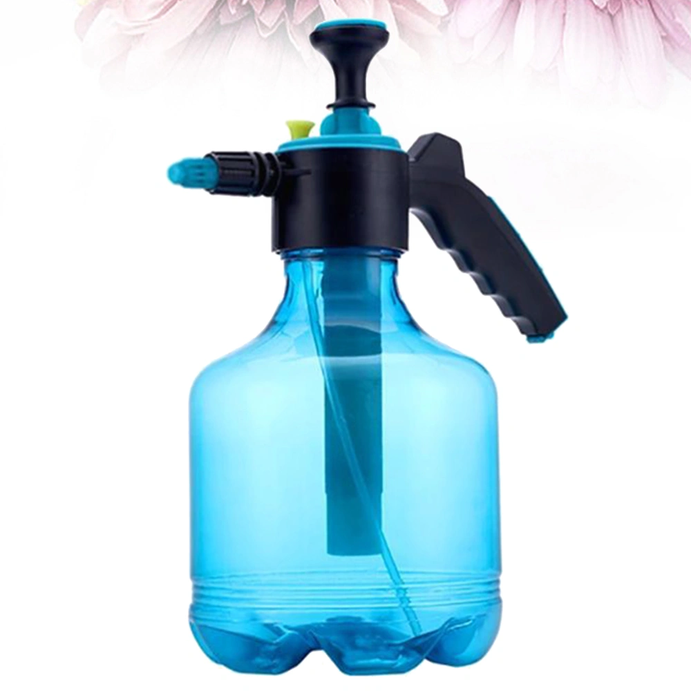 1pc 3L Garden Watering Spray Bottle Plastic Flower Watering Can Pressure Premium Plastic Watering Pot (Peacock Blue)