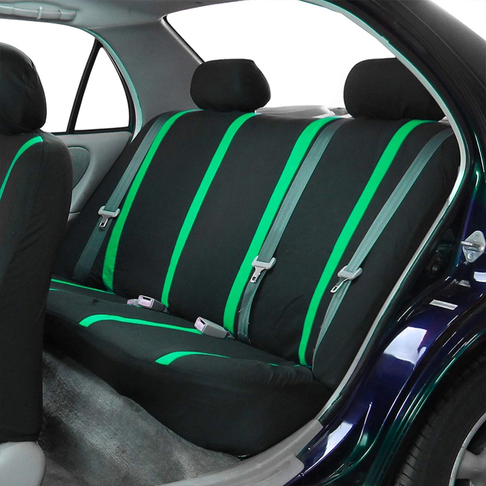 9 Pcs Car Seat Cover Universal Auto Seat Cover Thicken Wear Resistant Car Seat Protector Mat Car Interior Accessory (Green)