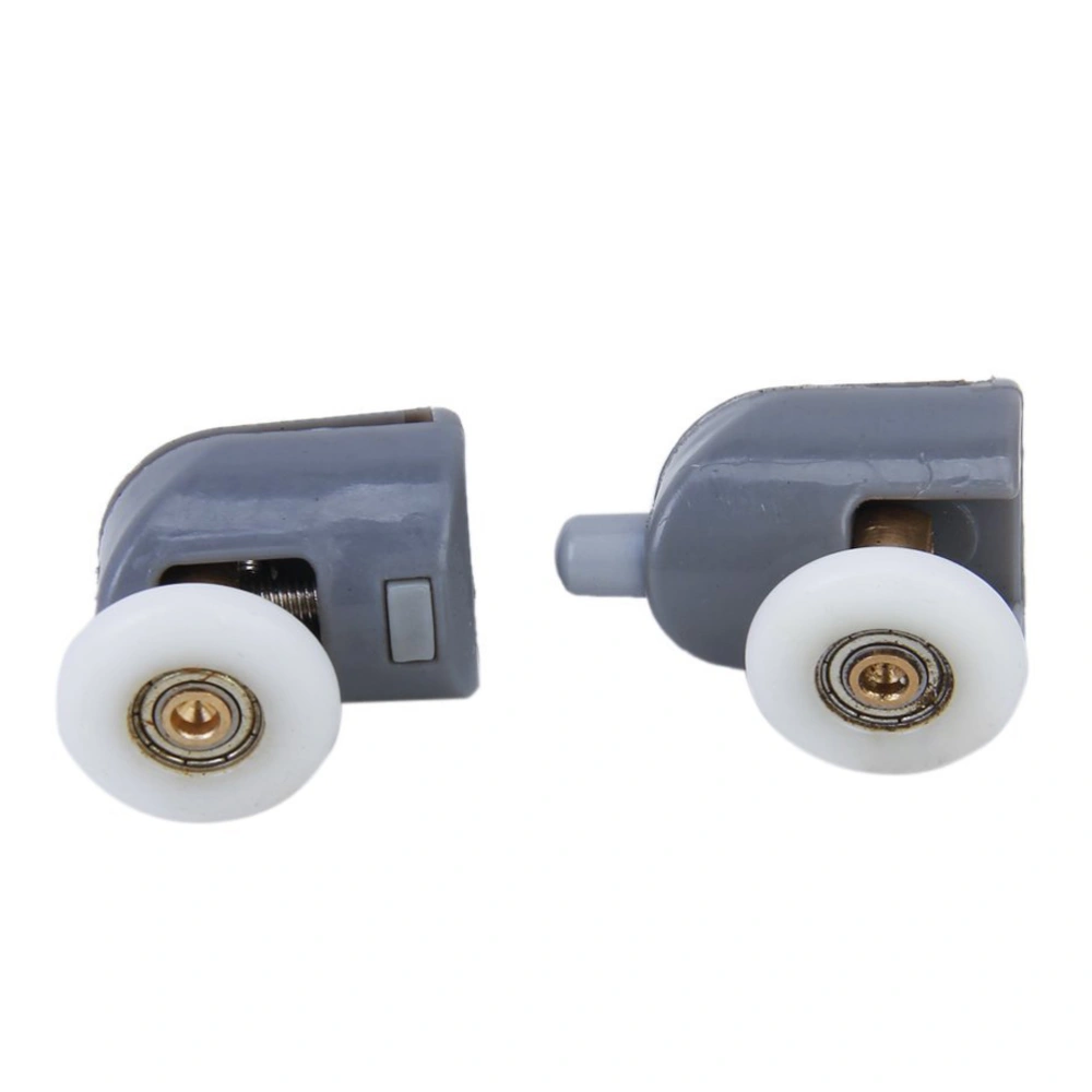 A Pair of 2pcs Replacement Shower Door and Bottom Rollers Runner Wheels in 25mm Wheel Diameter