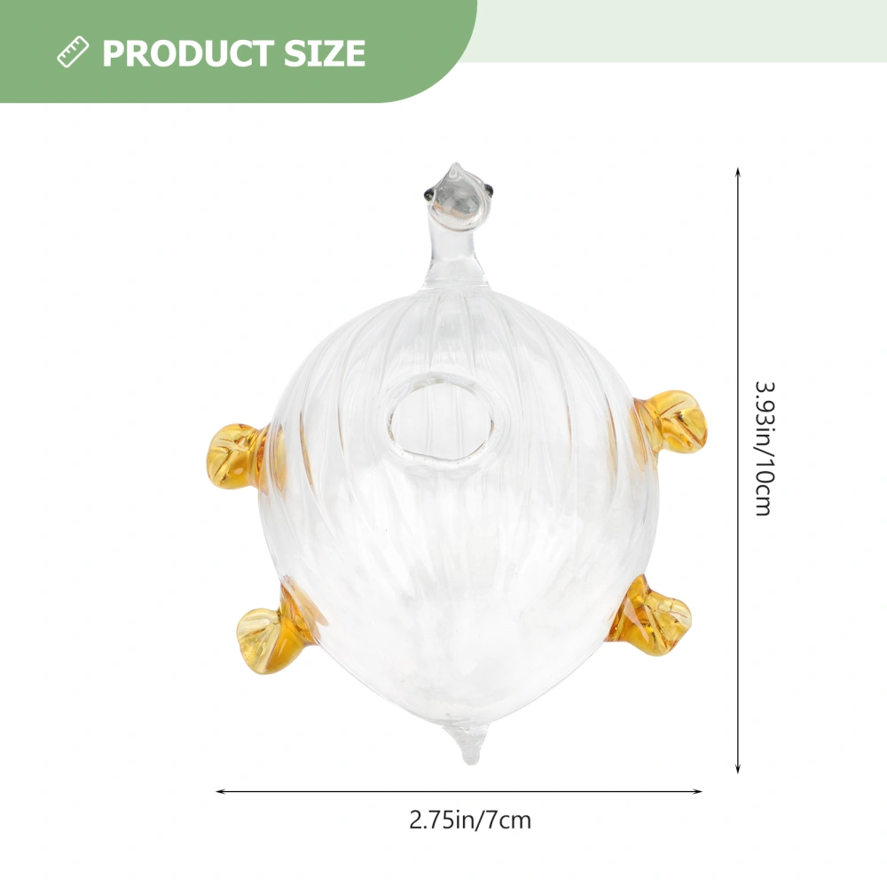 Creative Hydroponic Flower Vase Turtle Shaped Flower Vase (Transparency)