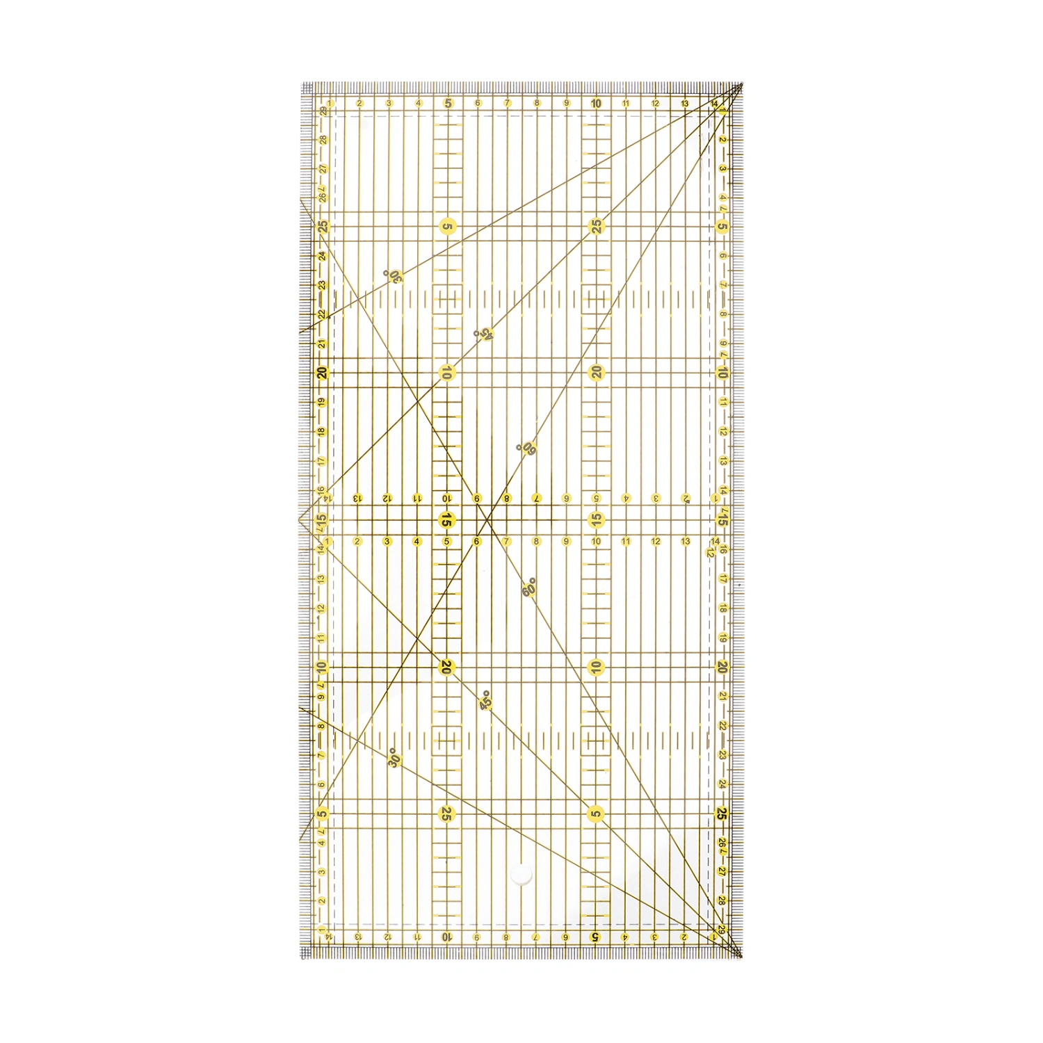 Patchwork Ruler DIY Quilting Sewing Patchwork Foot Ruler Sewing Accessories 30x15cm