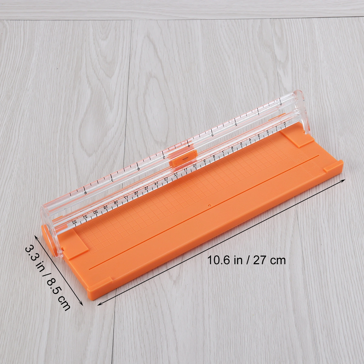 A5 Paper Trimmer Portable Scrapbooking Paper Cutter Guillotine with Slide Ruler (Random Color)