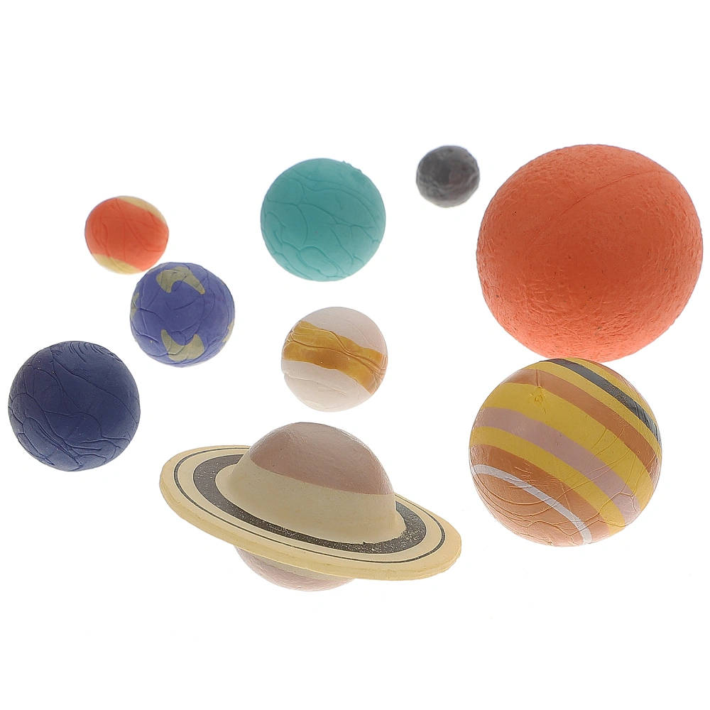 1 Set Planets Model Solar System Planets Figure Educational Toy for Astronomy Enthusiast