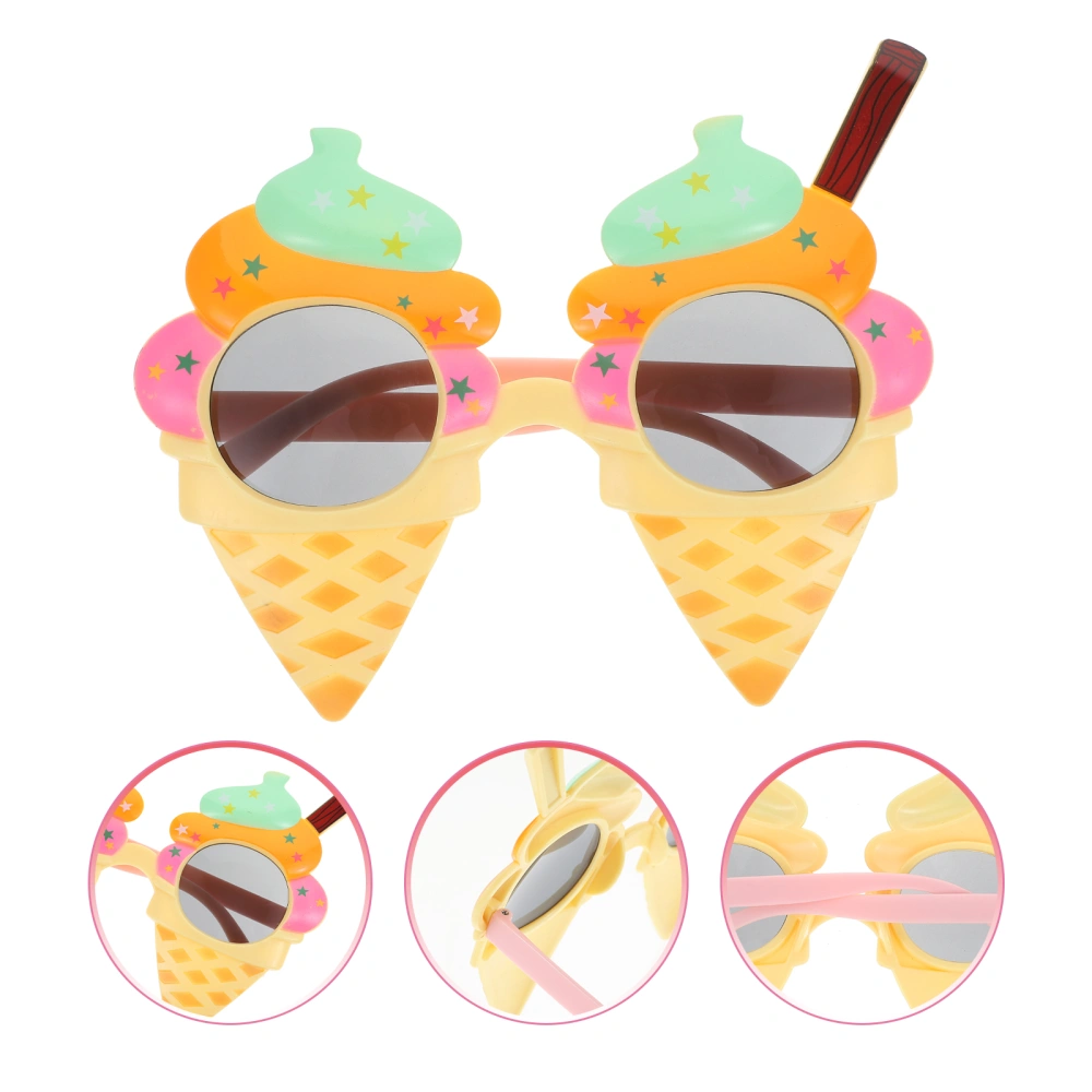 Ice Cream Shape Sunglasses Funny Party Sunglasses Party Photography Prop