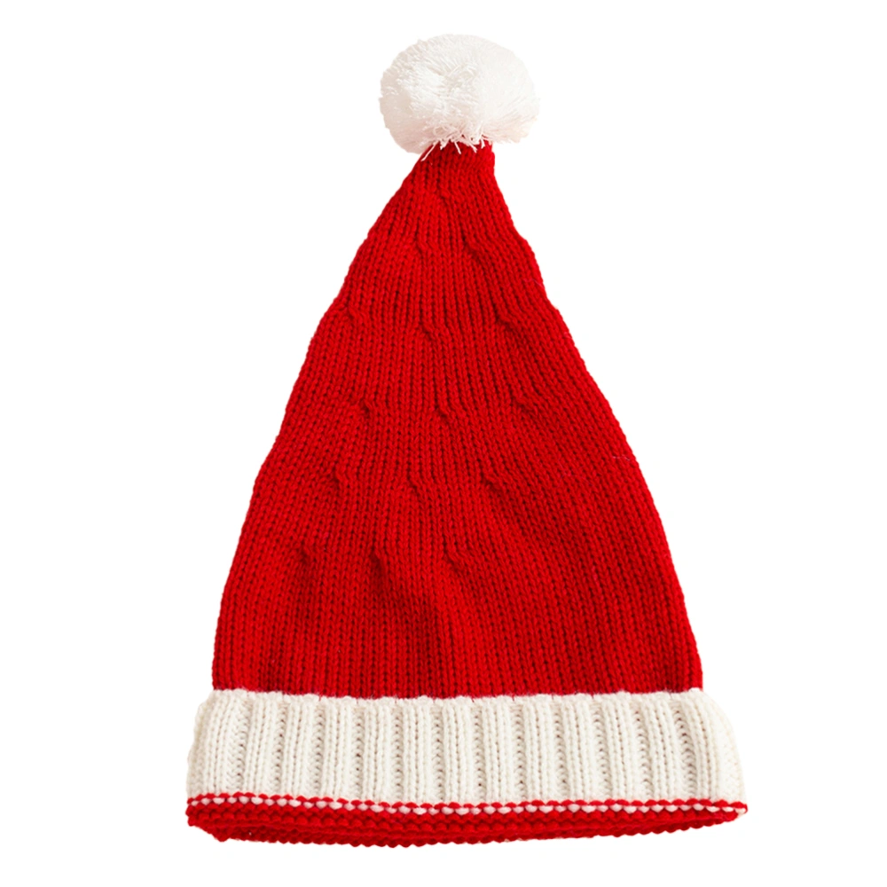 Christmas Knitted Hat Xmas Santa Hat Christmas Wool Caps Winter Holiday Warm Hat