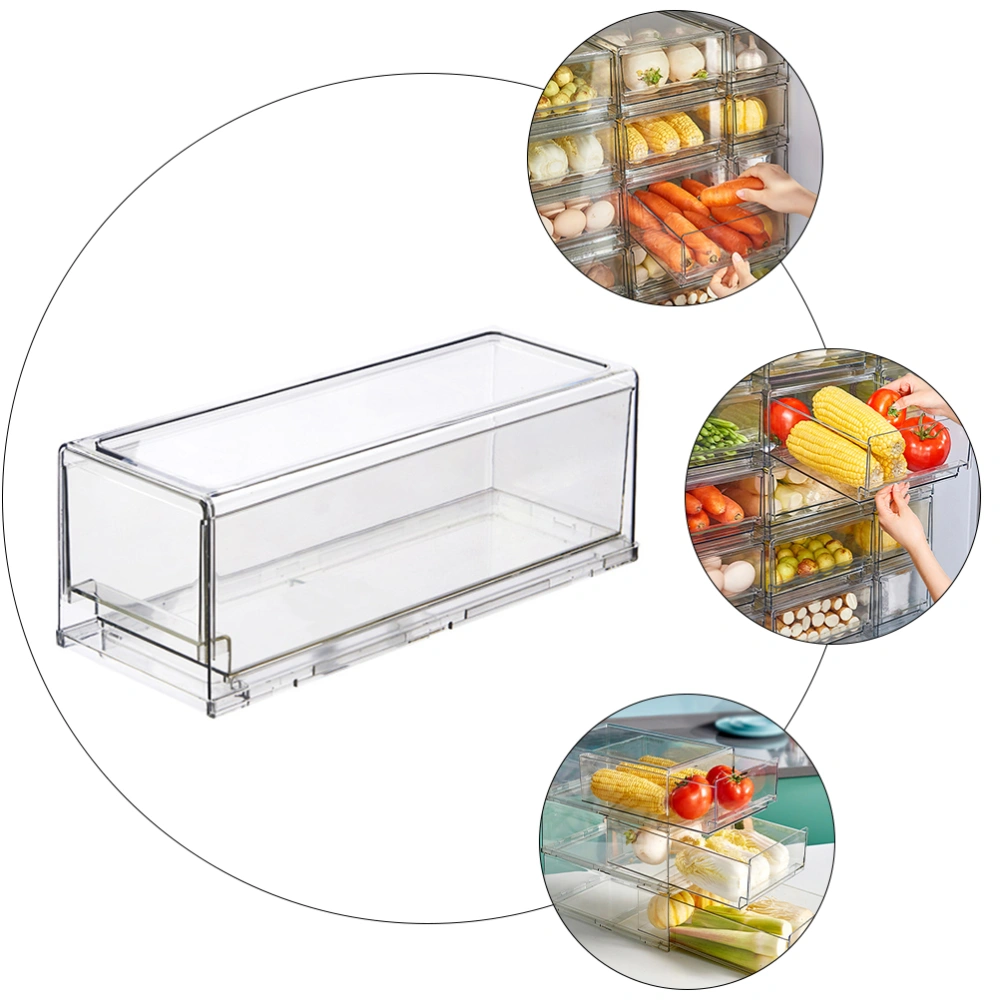 Fridge Food Vegetable Fruit Container Box Drawer Refrigerator Organizer Drawer