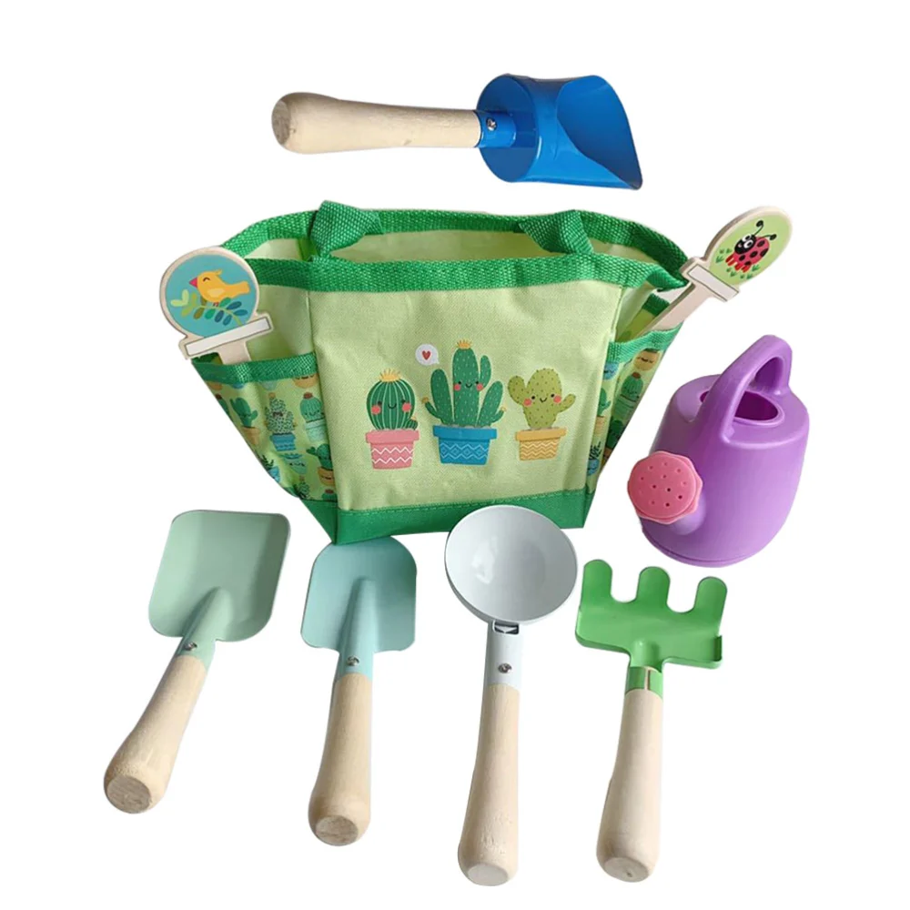 1 Set Gardening Set Kids Watering Can Set Kids Gardening Plaything Educational Toy