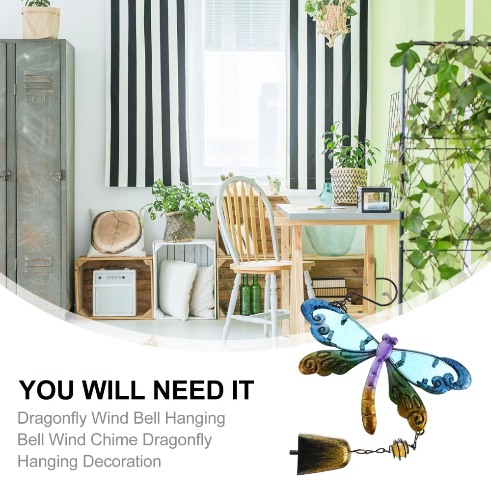 Dragonfly Wind Bell Hanging Bell Wind Chime Dragonfly Hanging Decoration