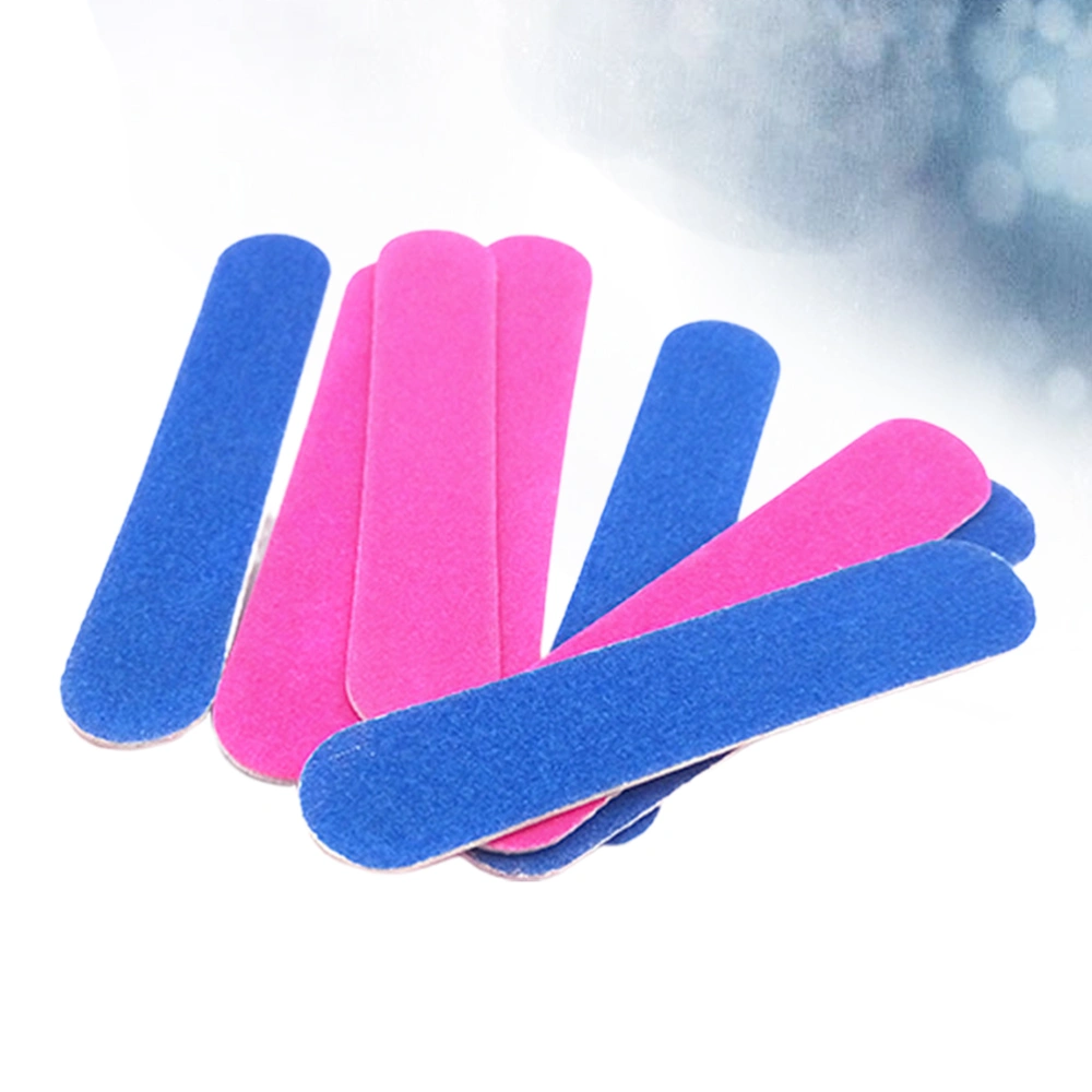 10Pcs Mini Disposable Pedicure Tools Nail Buffer Files Sanding Block Grit Professional Manicure  Nail File Size M