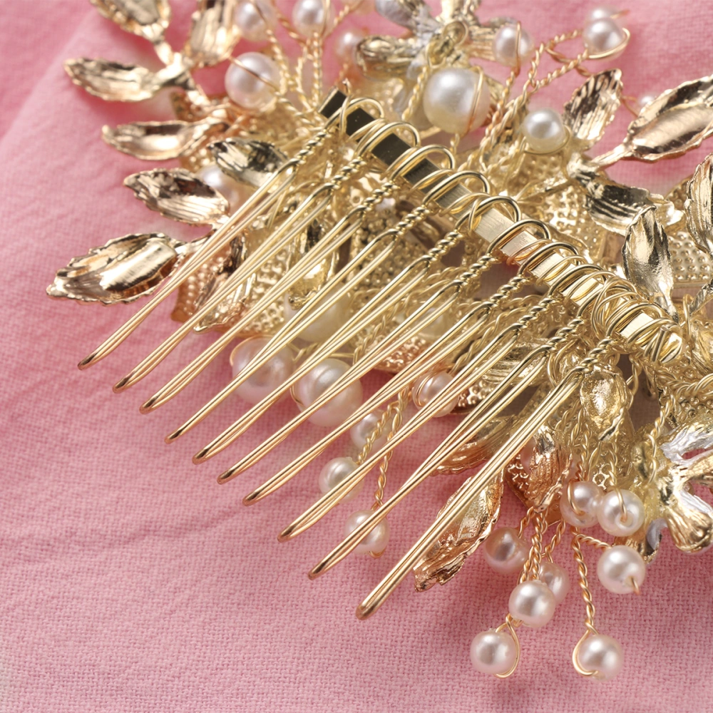 Frcolor Wedding Bridal Hair Combs Rhinestone Hair Hair Clips Wedding Headpiece (S8106)