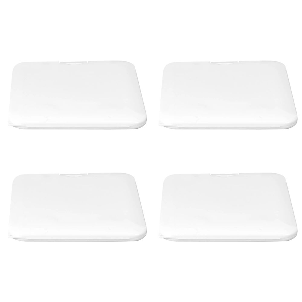 4pcs Portable Mask Case Dustproof Mask Container Mask Storage Box (Without Logo)