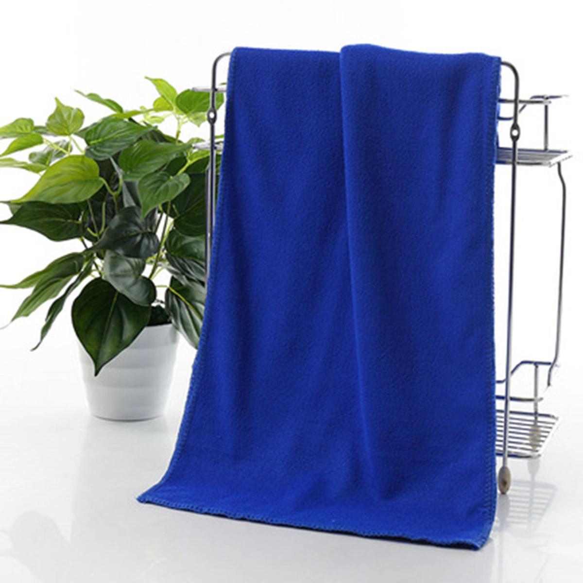 Car Cleaning Towels 30x70cm Microfiber Auto Car Polishing Waxing Drying Cloth (Blue)