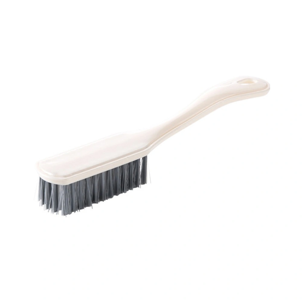 1pc Cleaning Brushes Clothes Cleaner Scrubber Brush Long Handle Bristle Plastic for Home Kitchen Clothes Shoes (White)