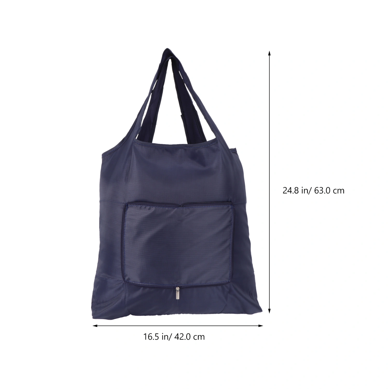 2pcs Portable Shopping Bags Oxford Cloth Bags Supermarket Tote Pouches