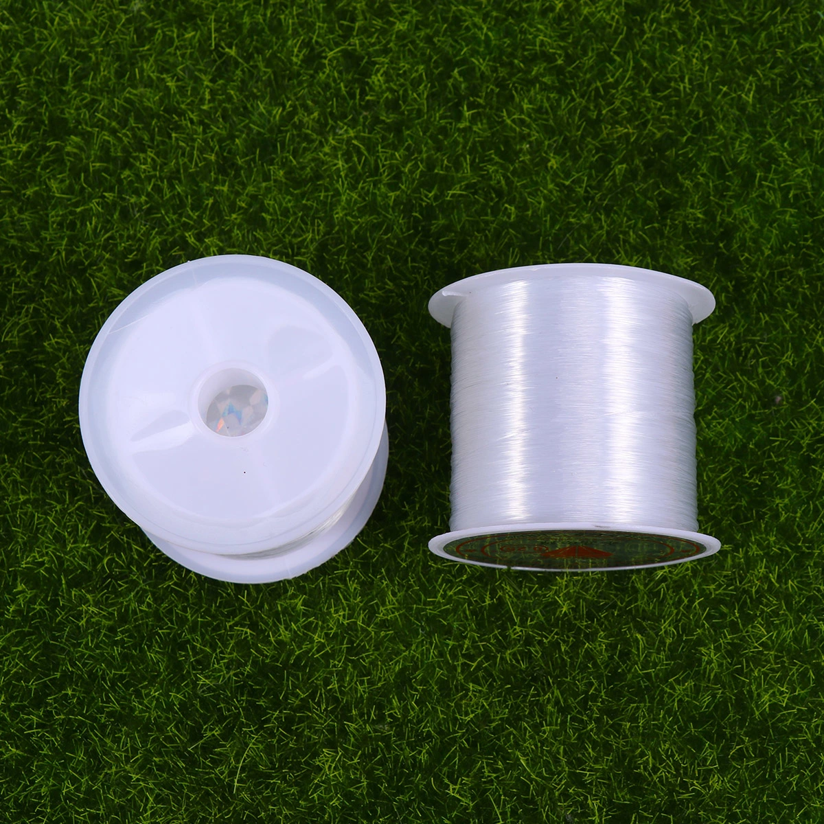 2 Pcs 0.25mm Crystal Line Fishing Line Fishing Main Line Subline Seapole Fishing Gear Lure Wire for Fishing DIY Jewelry Clothes (White)