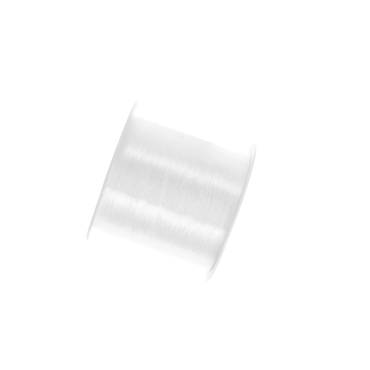 2 Pcs 0.25mm Crystal Line Fishing Line Fishing Main Line Subline Seapole Fishing Gear Lure Wire for Fishing DIY Jewelry Clothes (White)