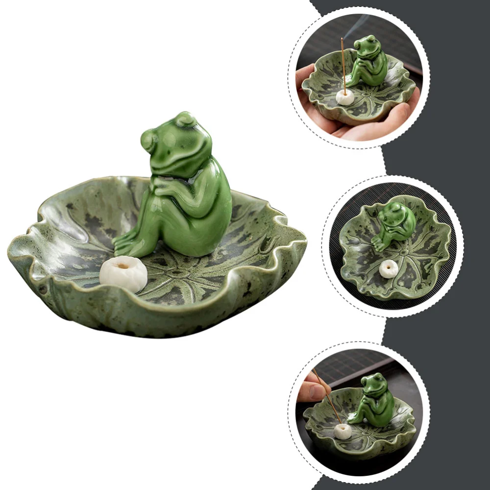 Frog Design Incense Stick Holder Incense Holder Home Desktop Frog Adornment