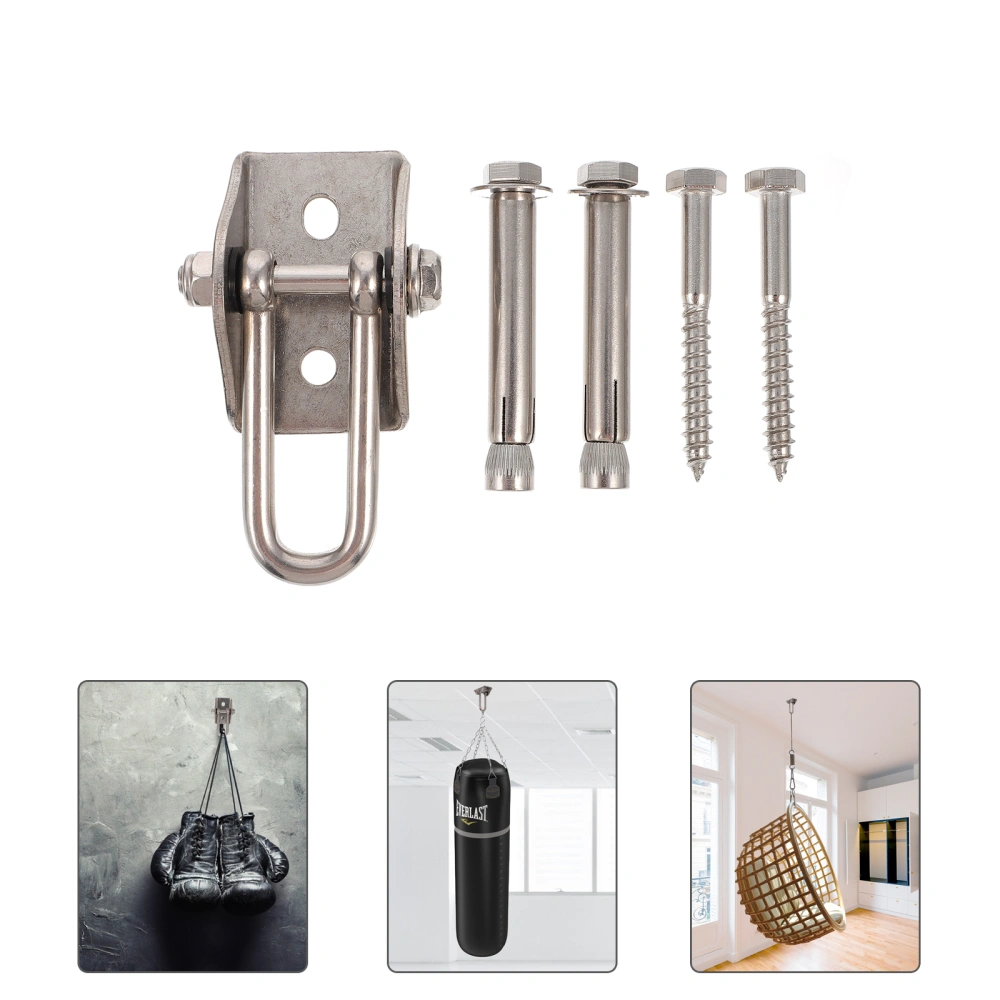 1 Set Ceiling Hook 360° Rotatable Hammock Hanging Hook Swing Fixing Hook