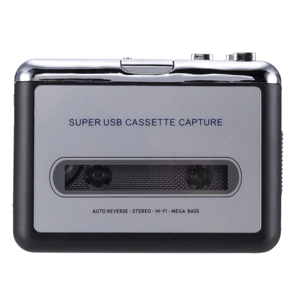 Cassette Player Tape to MP3 Converter USB Cassette Tape Capture Portable Audio Tape Player