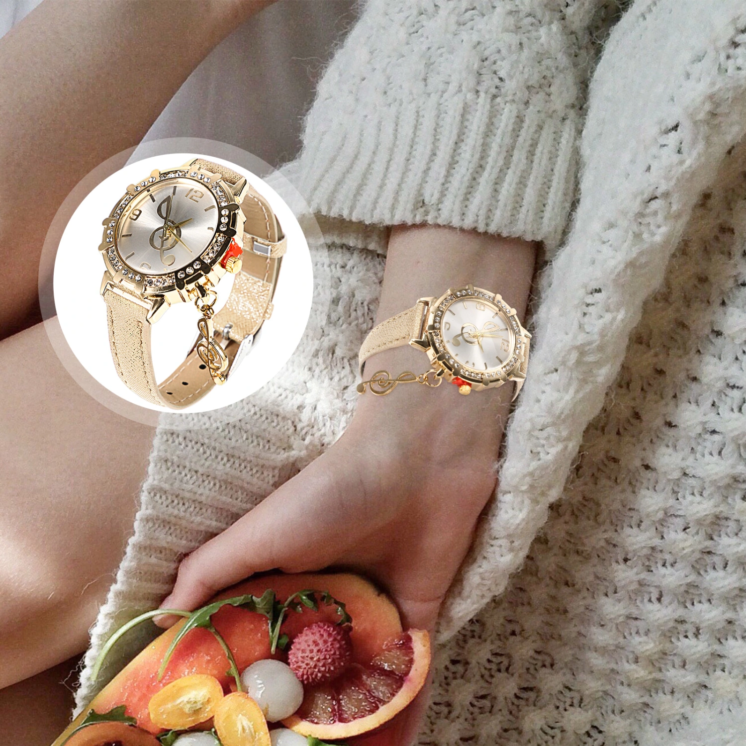 Metal Women Watch Women Leisure Watch Girl Gift Watch Stylish Wristwatch