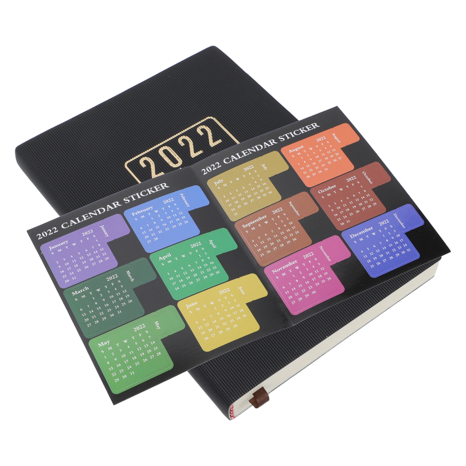 1 Set of Efficiency Manual Notepad Business Writing Memo 2022 Office Planner