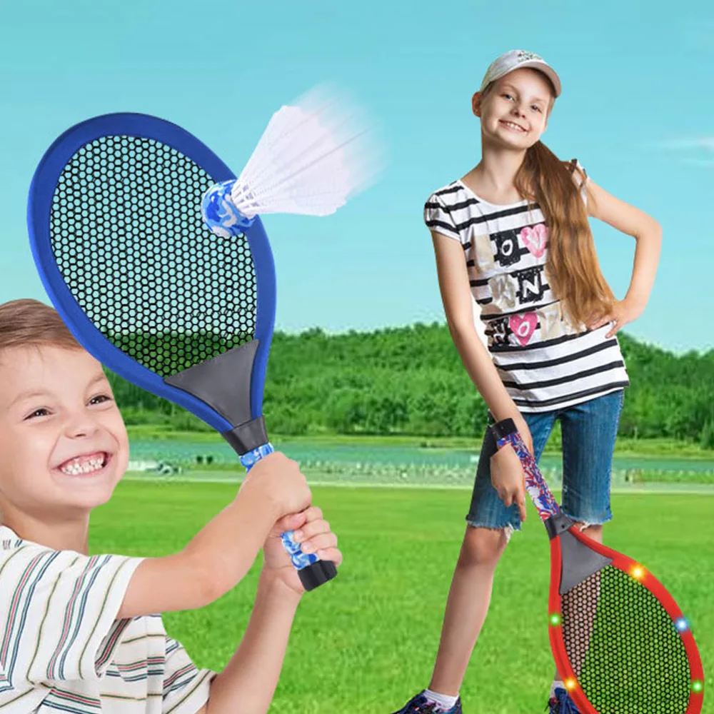 1 Set Creative Luminous Tennis Racket Kids Tennis Racquet Toys for Children