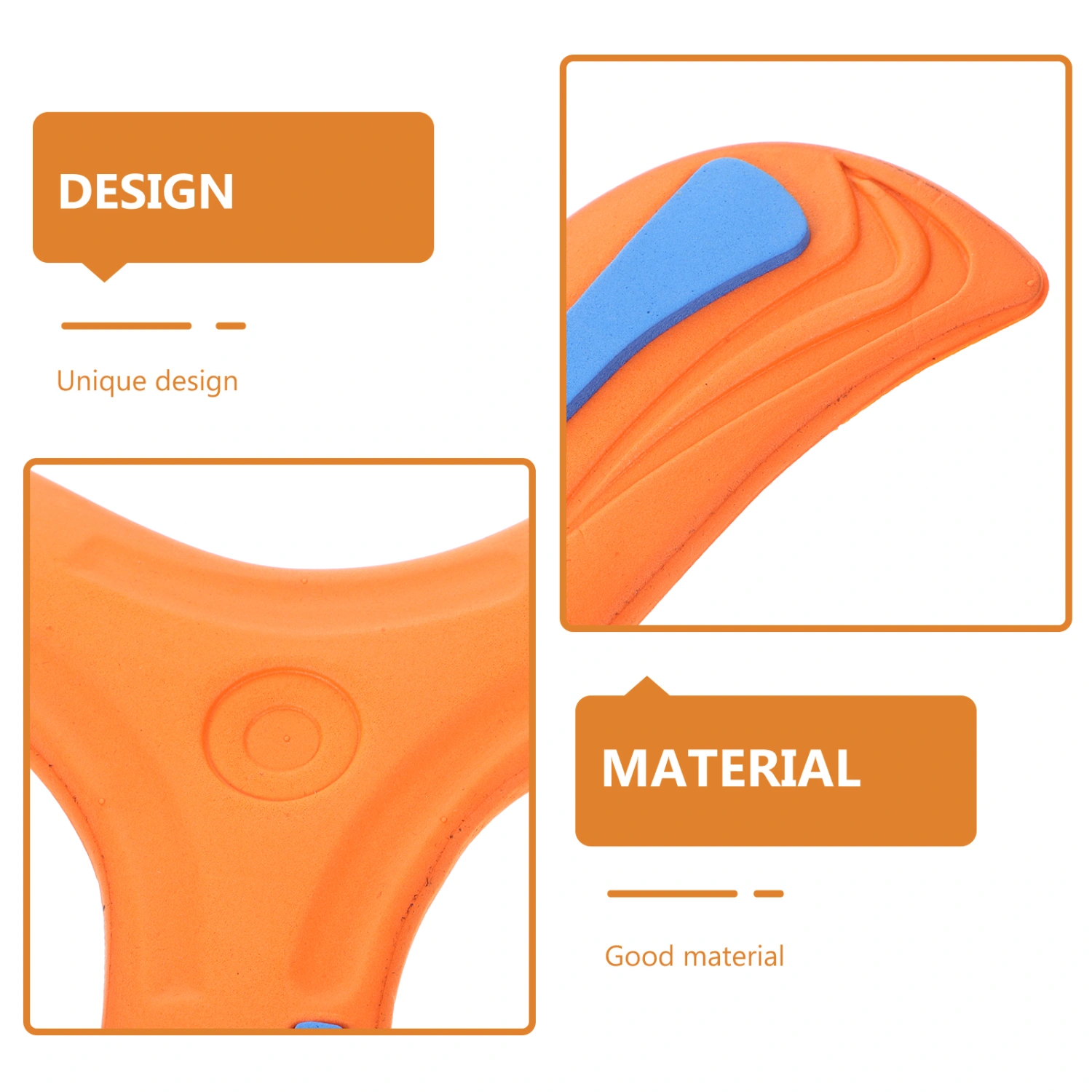 3 pcs Foam Boomerang Toy Outdoor Boomerang Toy Throwing Boomerang Toy for Children