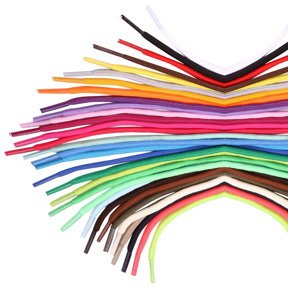30PCS Replacement Round Shoelaces Colorful Shoes Laces Strings for Sports Shoes Sneakers Skates (0.8m)