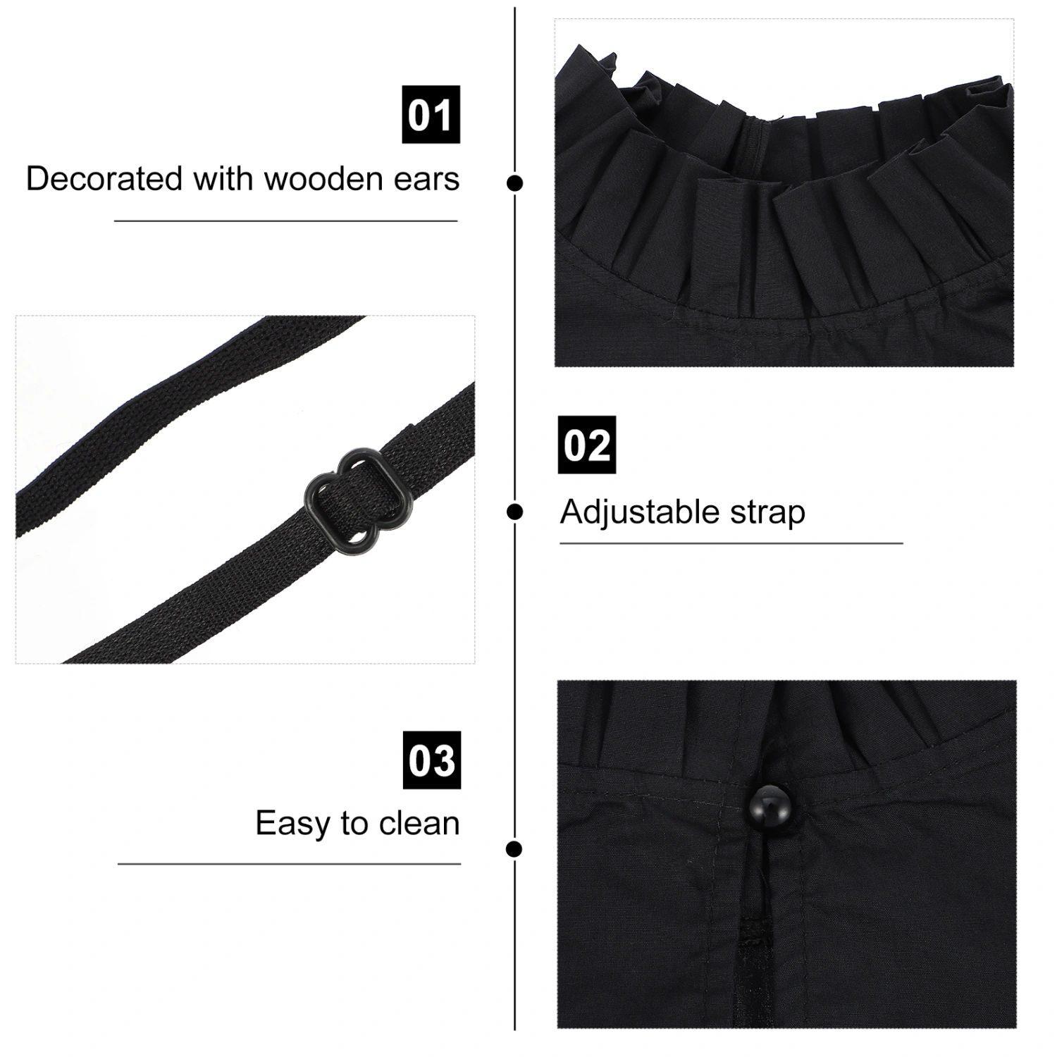 Fashion Women Fake False Collar Detachable Blouse Half Shirts False Collar
