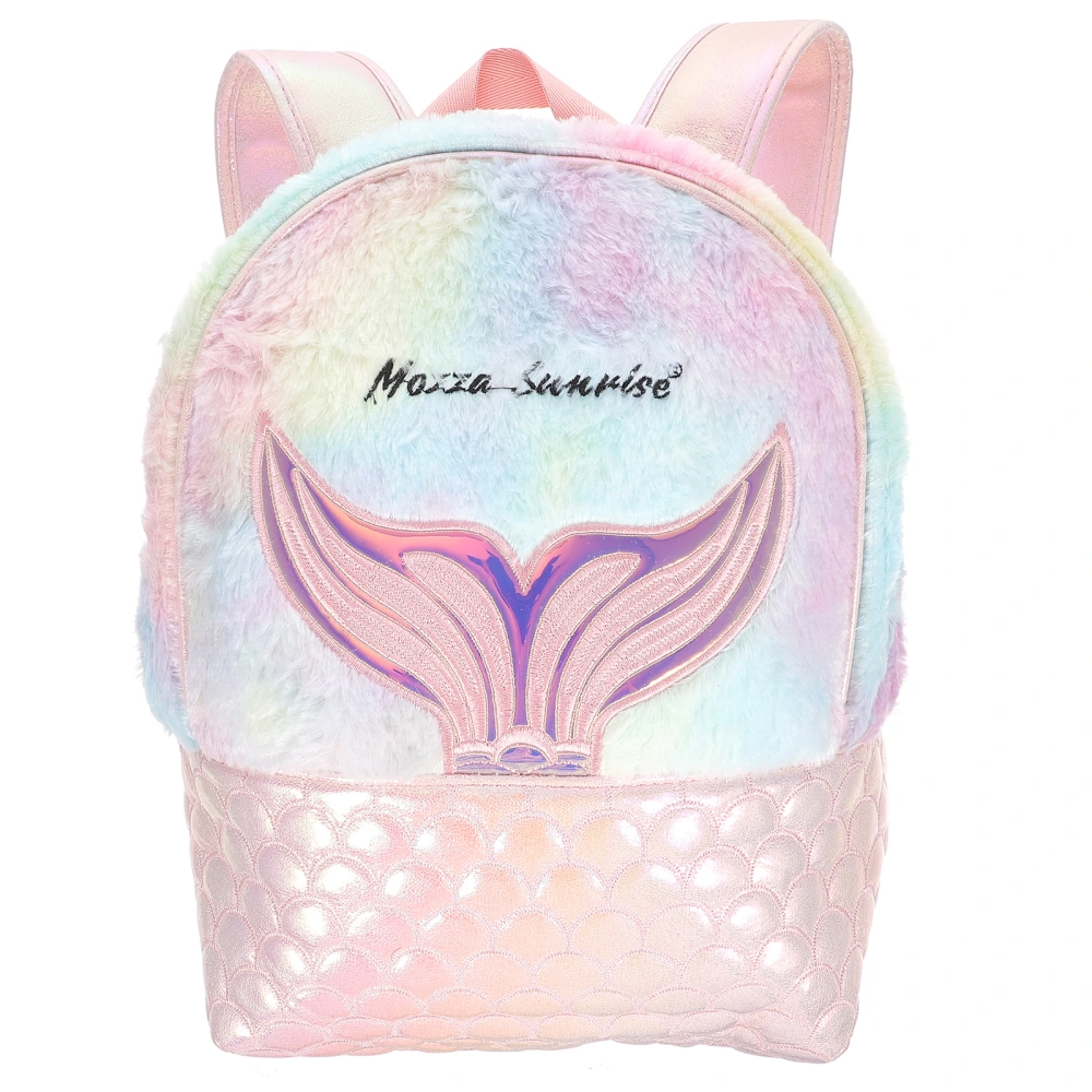 School Backpack Girls Mermaid Backpack Elementary School Backpack with Adjustable Straps