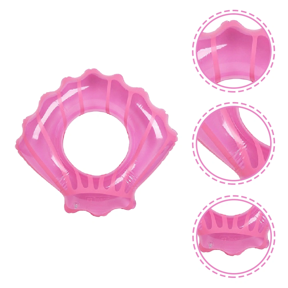 Inflatable Pool Float PVC Swim Ring Shell Design Floating Ring Kids Swim Float