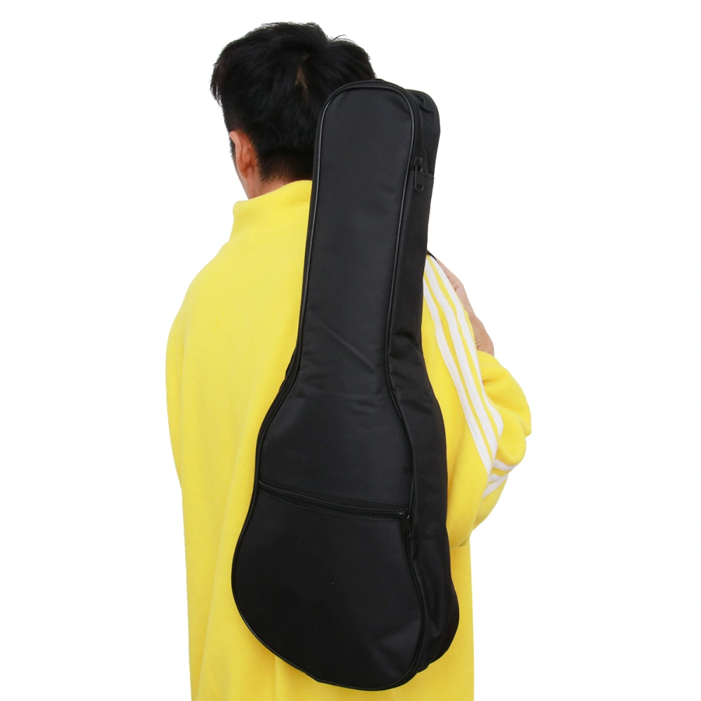 26 Inch Anti-Water Sponge Guitar Bag Carry Case Acoustic Folk Guitarra Case Stringed Instruments Package (Black)