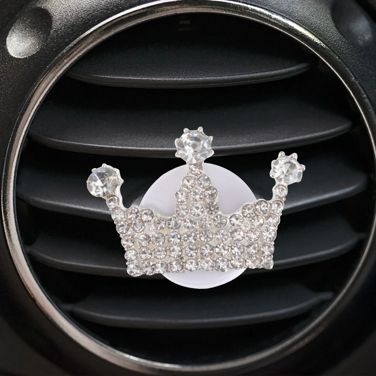 1Pc Chic Crown Shape Car Air Freshener Car Perfume Diffuser Clip Car Decor