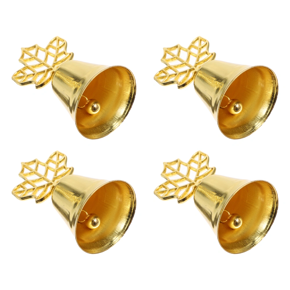 4Pcs Creative Memo Clamps Vertical Photo Clips Message Clips for Home(Golden)