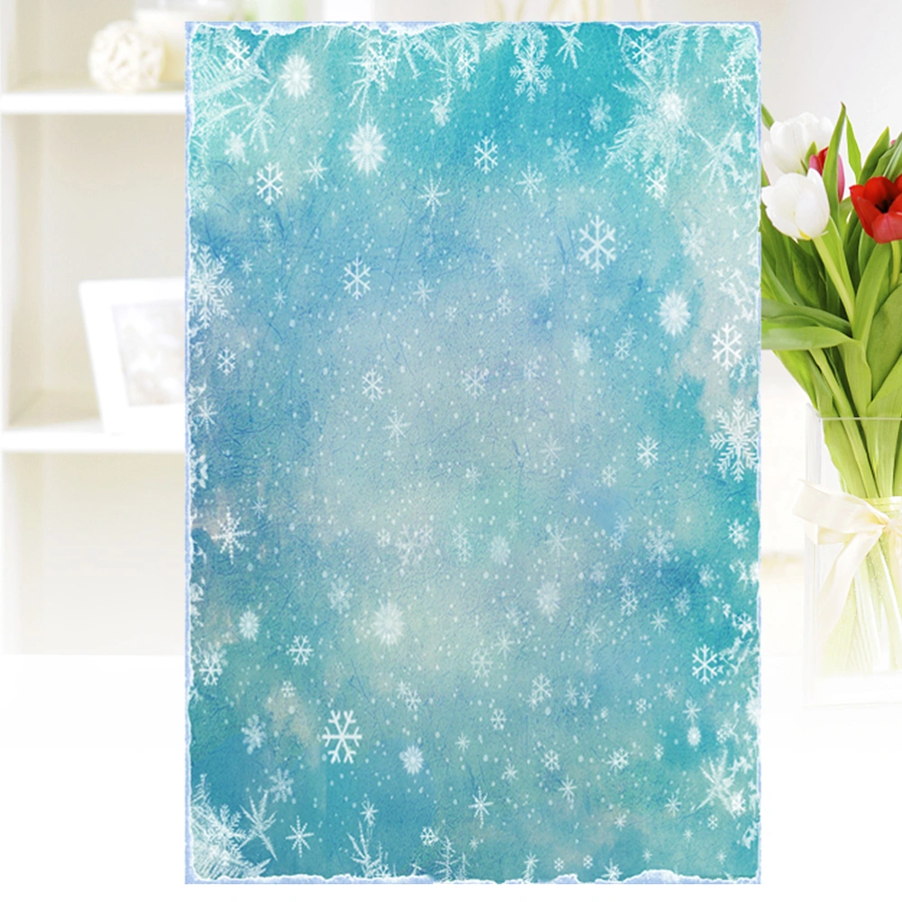 Photo Studio Background Cloth Photography Background Wall Snowflakes Props 100 x 150cm (DZ-839)