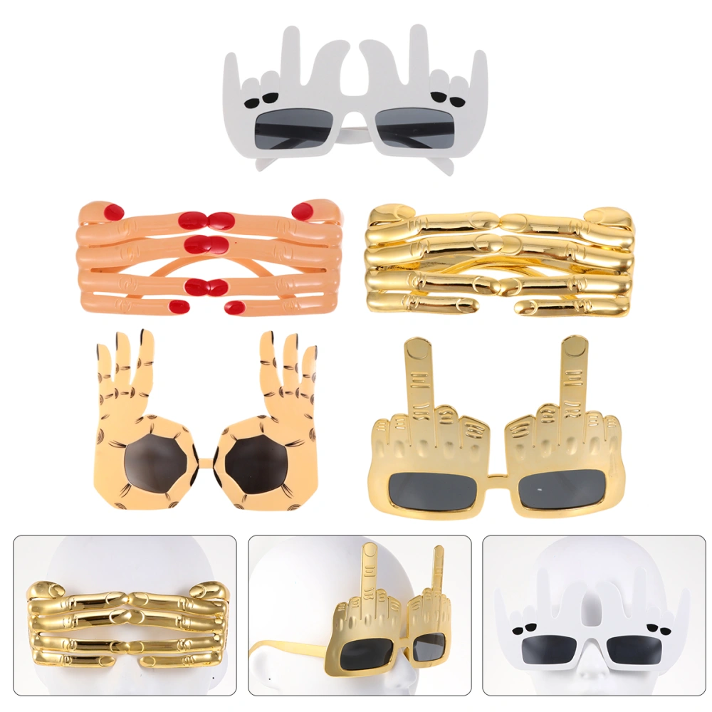 5pcs Halloween Eyewear Prank Glasses Halloween Eyeglasses Halloween Glasses