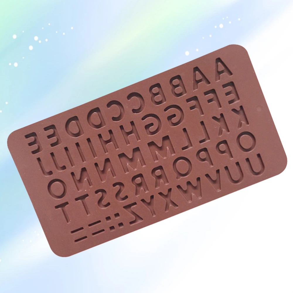 English Alphabet Silicone Chocolate Chip Chocolate Mold DIY Cake Mold Mini Fondant Mold Kitchen Baking Mold