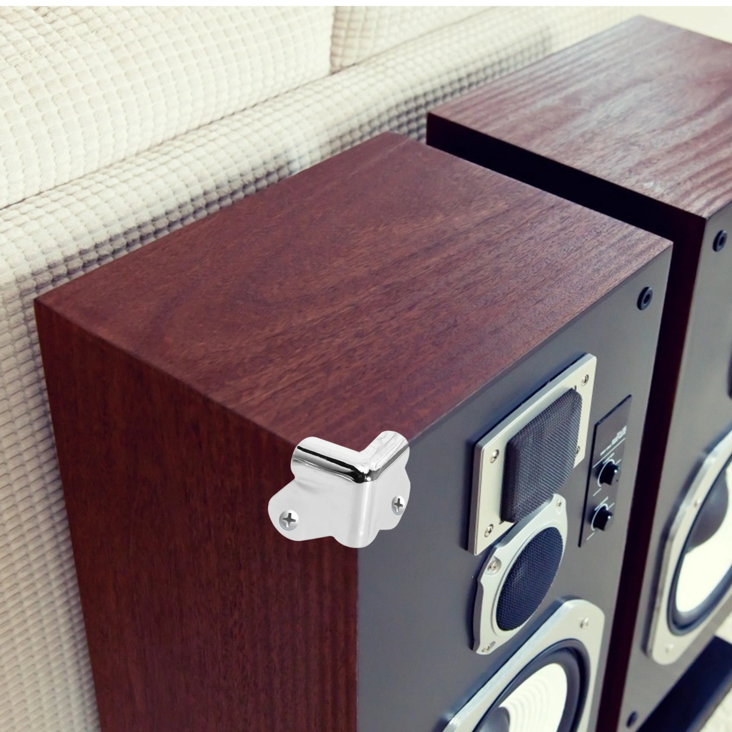24pcs Speaker Iron Corner Protectors Practical Speaker Corner Protective Covers