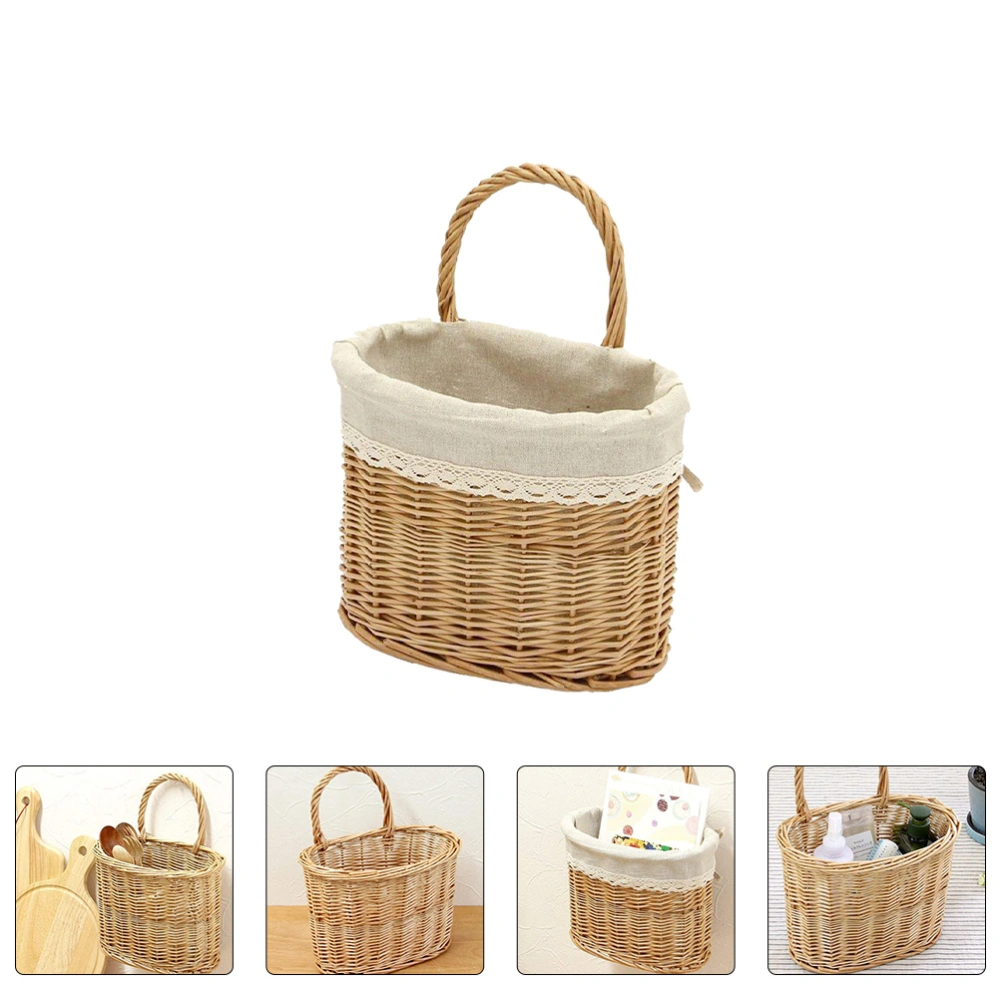 Home Storage Basket Sundries Organizer Basket Kitchenware Storage Basket