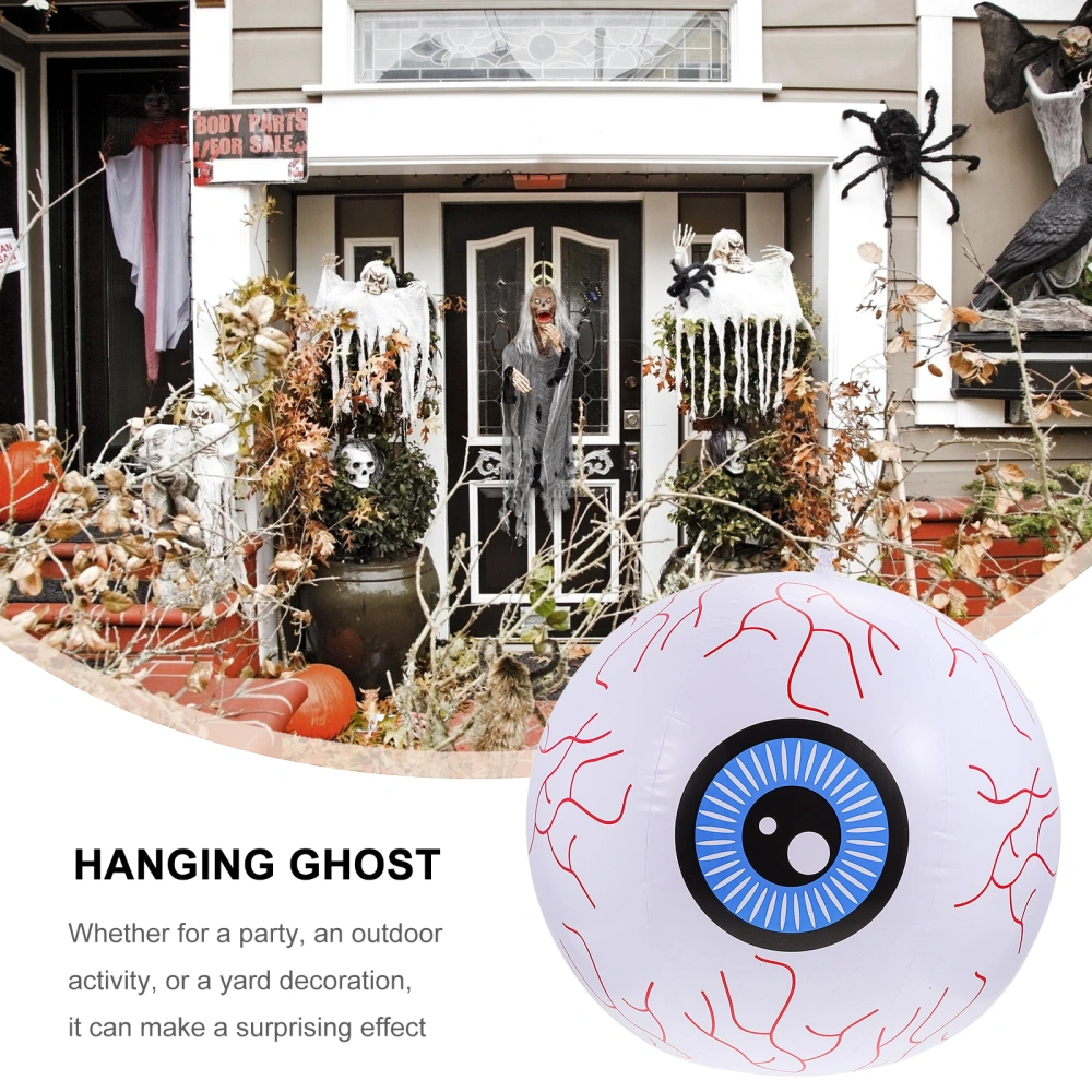 1 Set Halloween Glowing Eyeball Inflatable Eyeball Festival Party Decor Halloween Decoration