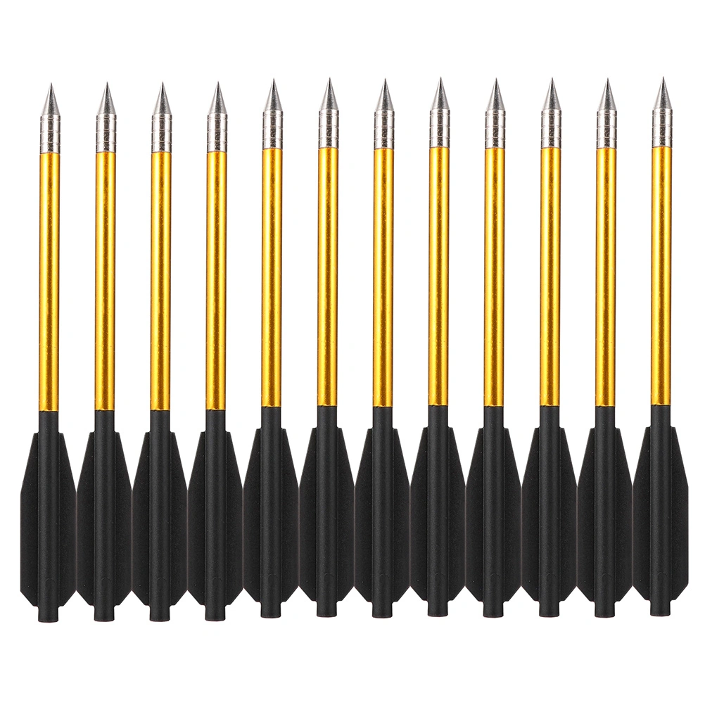2 Box of 24Pcs Archery Arrow Hunting Practice Arrows Archery Tool (Random Color)