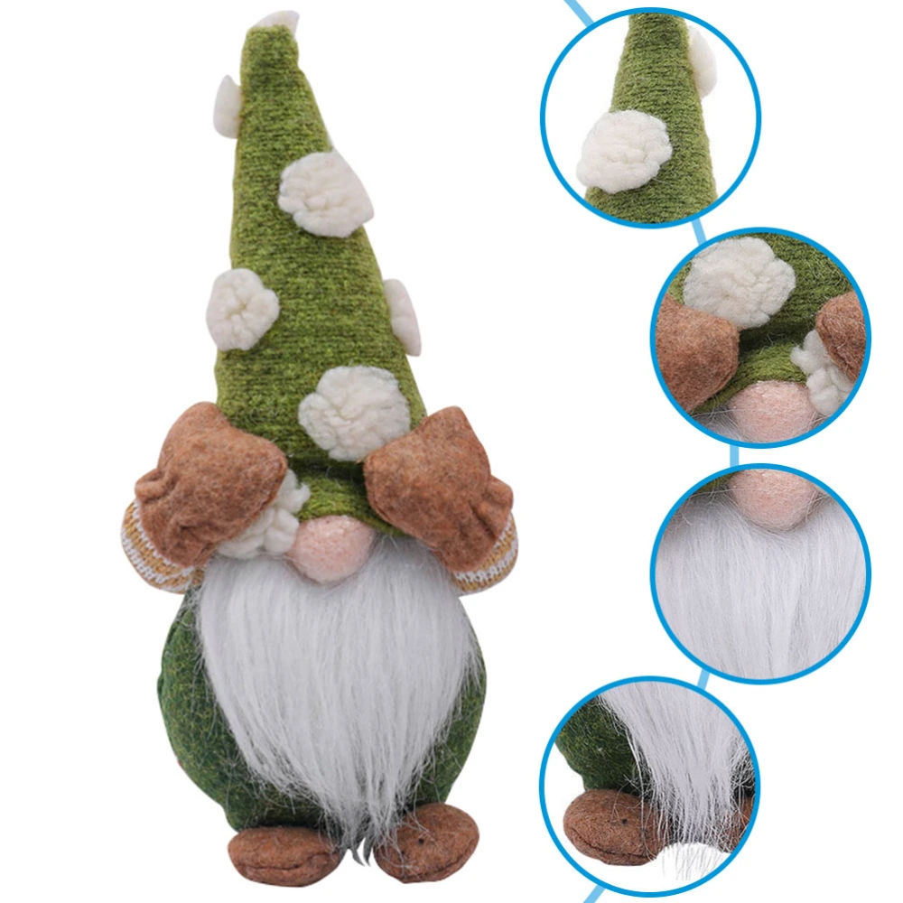 1 Pc Christmas Gnome Doll Decoration Decorative Plush Doll Ornament