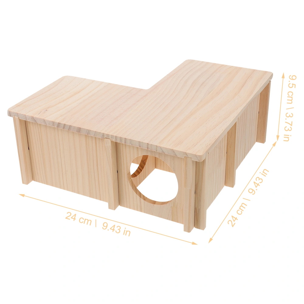 1Pc Pet Sleeping House Wooden Design Nest Hamster Sleeping Place Pet Supply