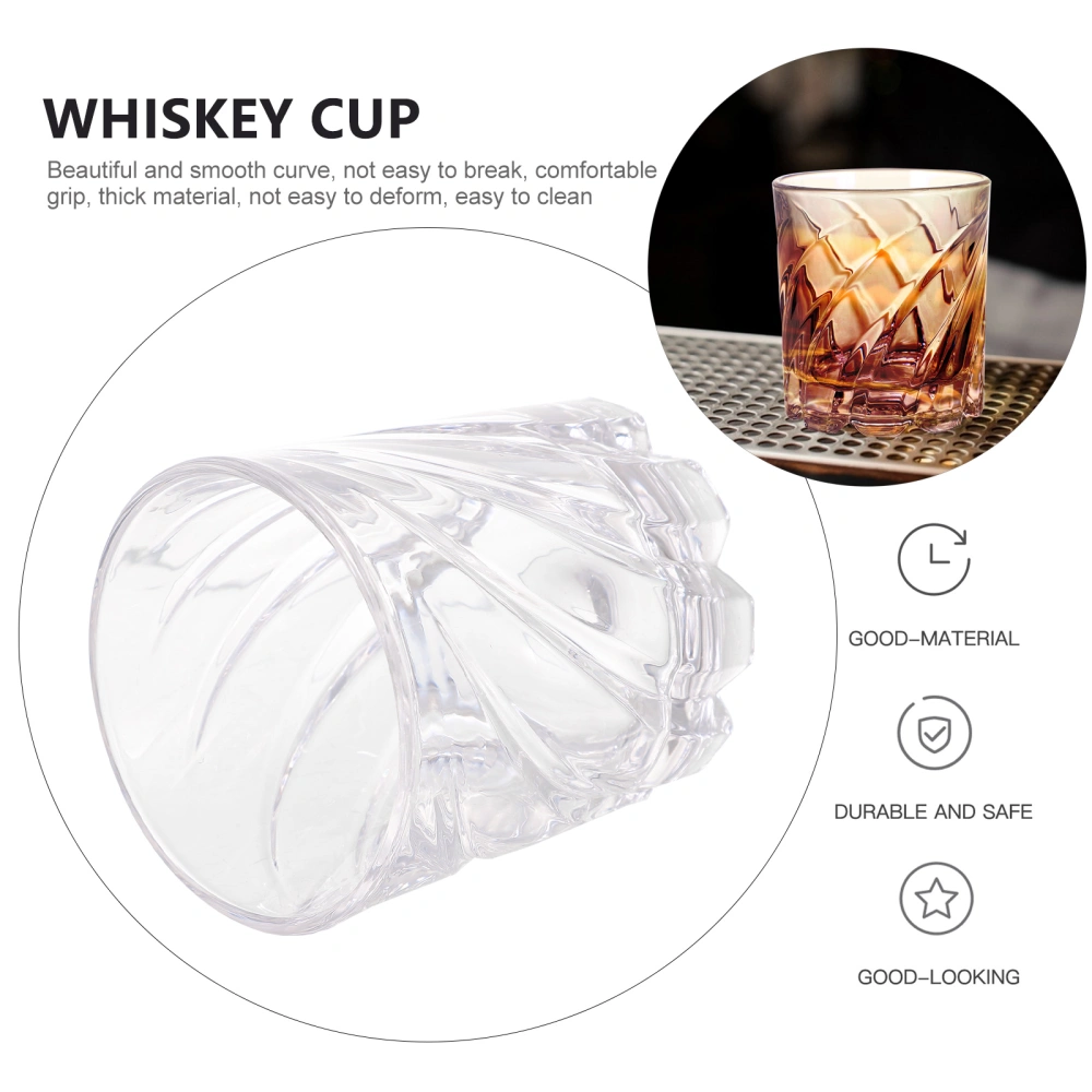 1pc Delicate Crystal Cup Transparent Tea Cup Glass Cup Practical Wine Cup