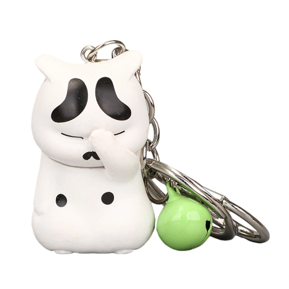 1pc Lovely Key Chain Pendant Cat Shape Bag Hanging Pendant Cartoon Hanging Decor