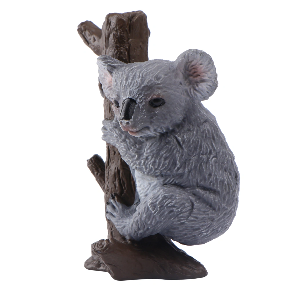 1PC Climbing Koala Ornament Plastic Animal Model Adorable Koala Decoration Room Arrangement